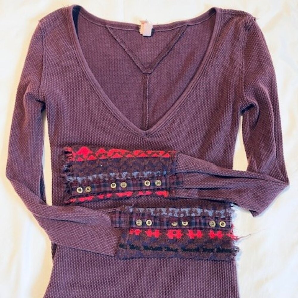 Free People Waffle Long Sleeve